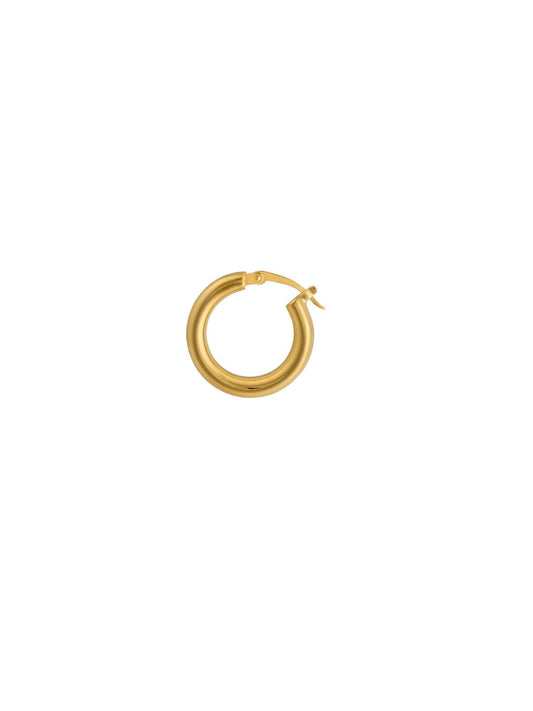 Kolczyki Kółka Medium Gold