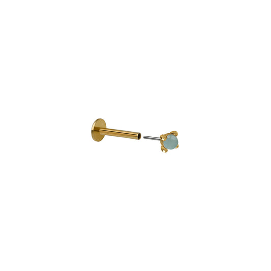 Kolczyk do piercingu Aqua Gold