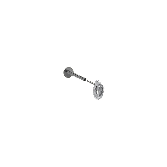 Kolczyk do piercingu Feminin Silver