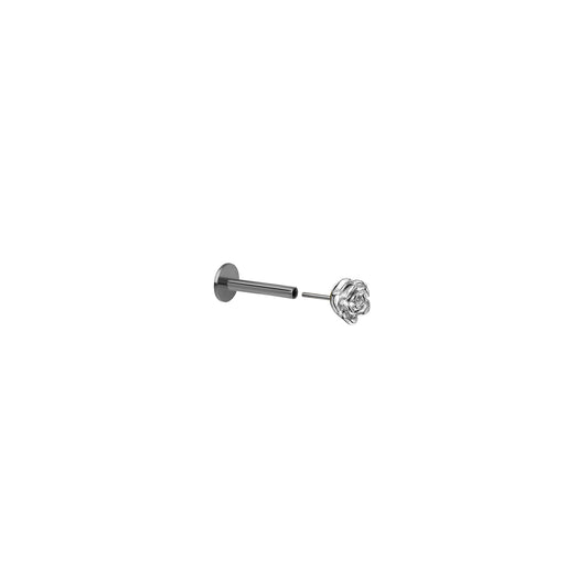 Kolczyk do piercingu Rose Silver