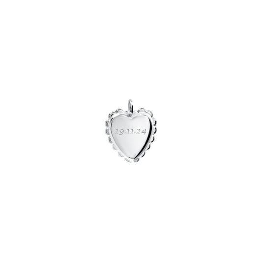 Naszyjnik Vintage Heart Mini Silver z Grawerem