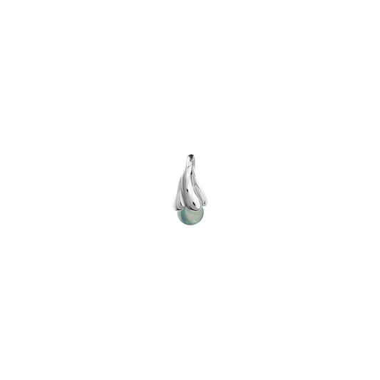 Zawieszka Tinker Bell Silver z kamieniem aqua