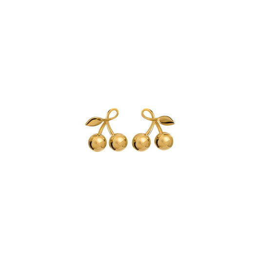 Kolczyki Cherry Mini Gold