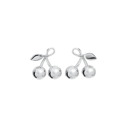 Kolczyki Cherry Medium Silver