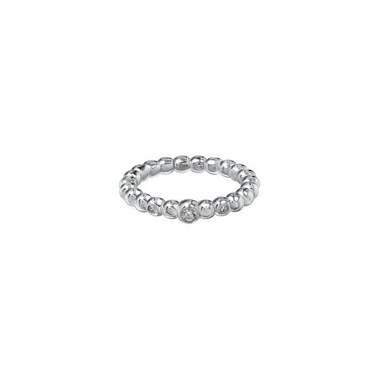 Obrączka Dewdrop Silver