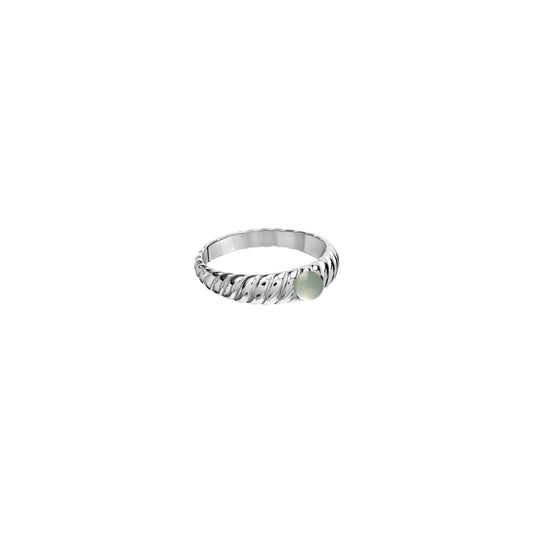 Obrączka Valentin Silver z Kamieniem Aqua