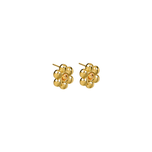 Kolczyki Bloom Medium Gold