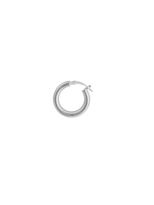 Kolczyki Kółka Medium Silver