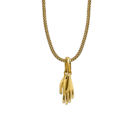 Naszyjnik Hand Gold Owal