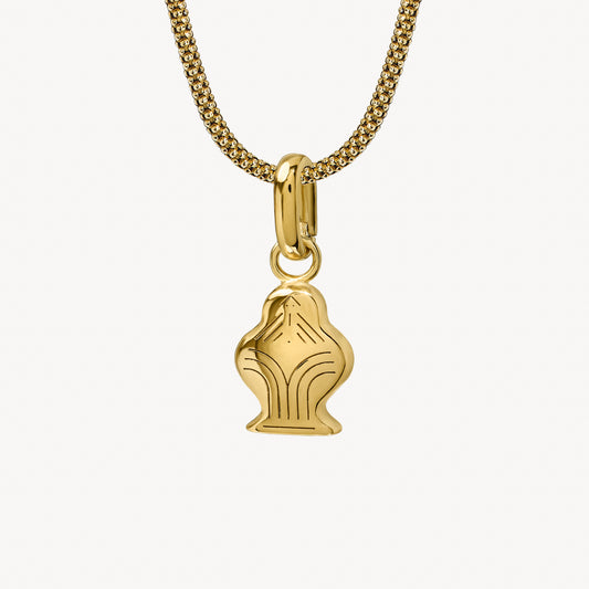 Naszyjnik Wodnik Gold Owal