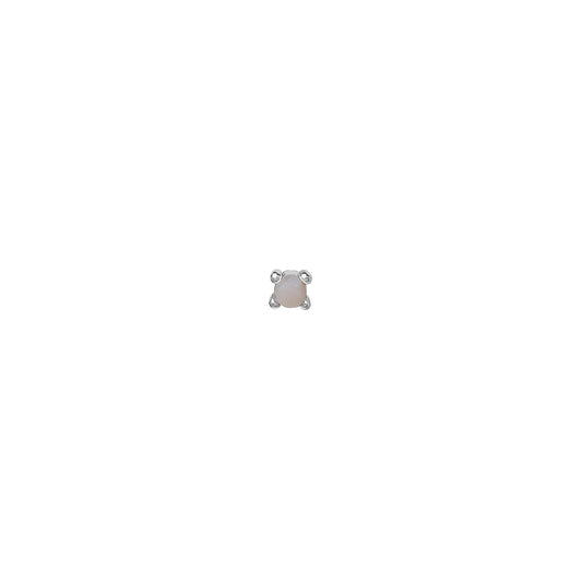 Kolczyk do piercingu Baby Pink Silver