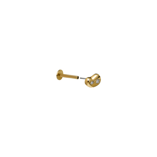 Kolczyk do piercingu Dew 2 Gold