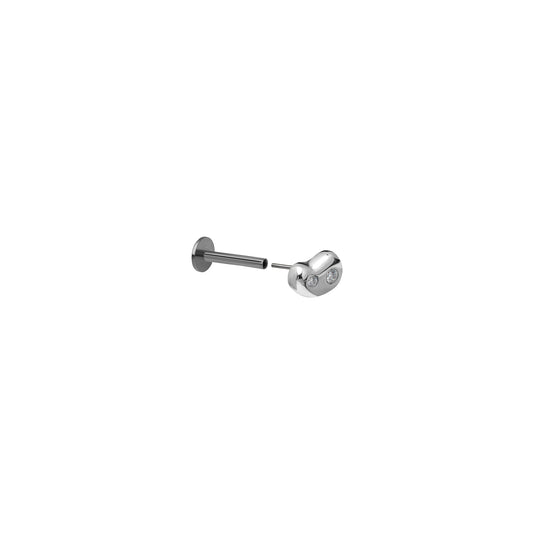 Kolczyk do piercingu Dew 2 Silver