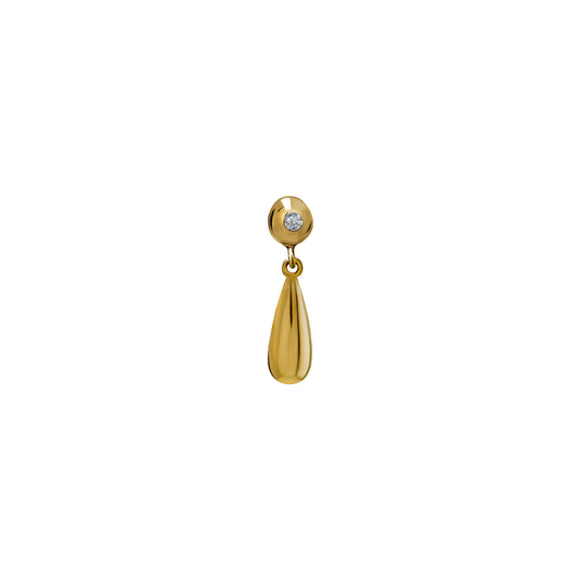 Kolczyk do piercingu Dew 4 Gold