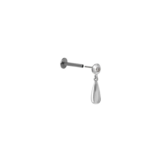 Kolczyk do piercingu Dew 4 Silver