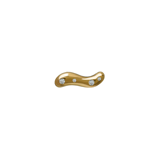 Kolczyk do piercingu Dew 5 Gold