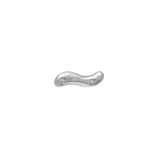 Kolczyk do piercingu Dew 5 Silver