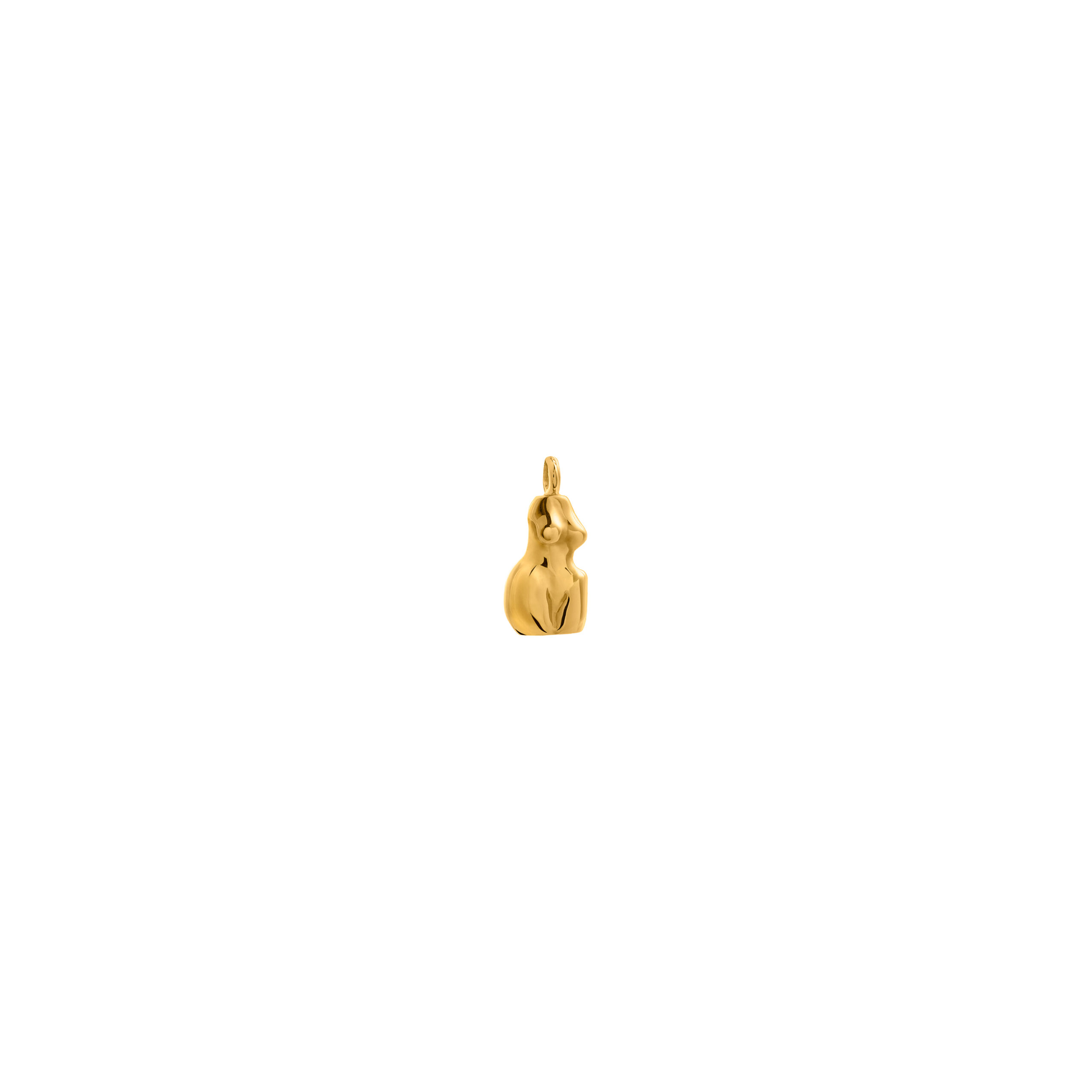 Zawieszka Mini Woman 3D Gold