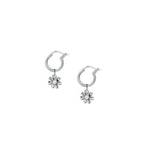 Kolczyki Kółka Daisy Silver<span> - </span>para