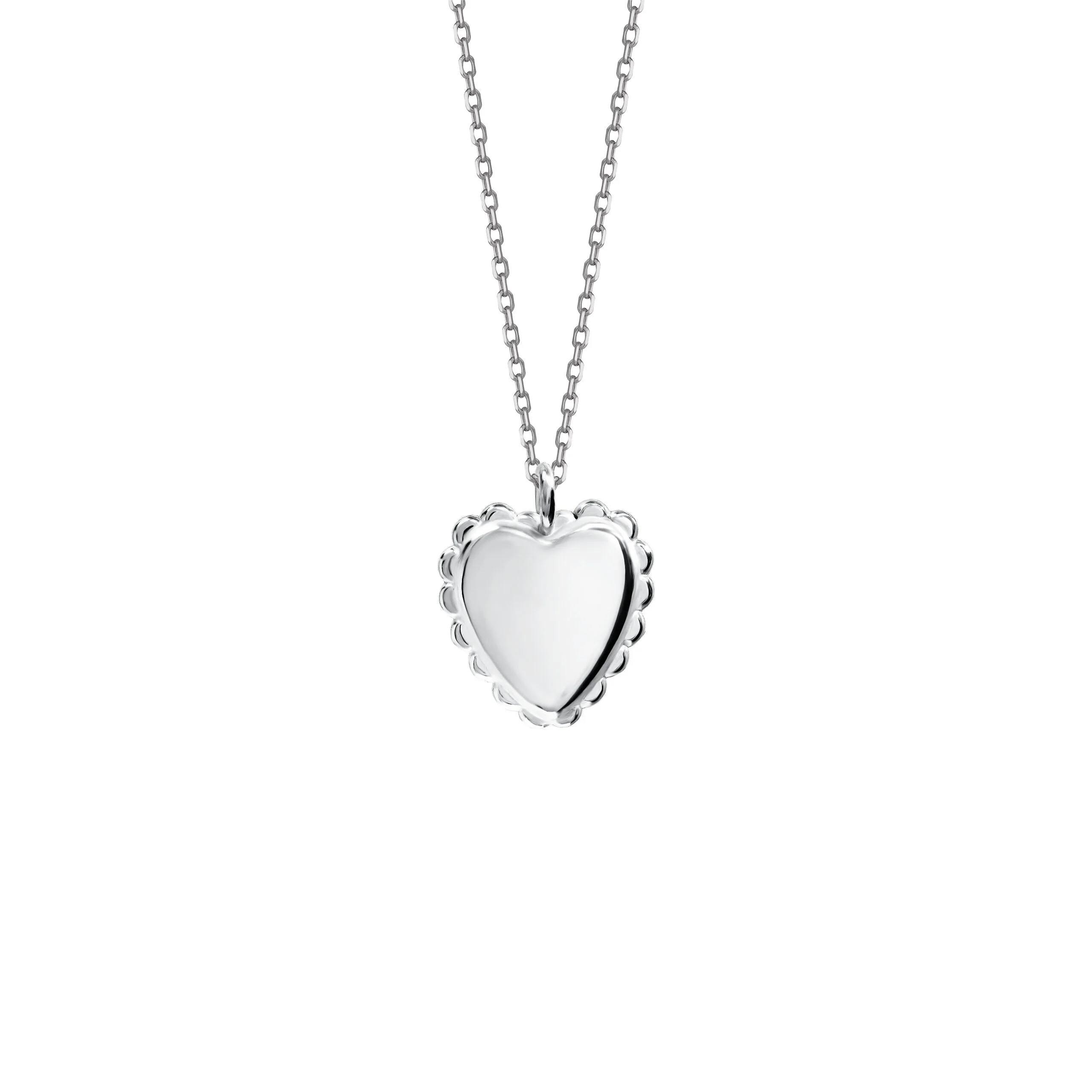 Naszyjnik Vintage Heart Mini Silver - KOPI - Natalia Kopiszka