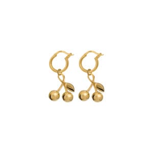Kolczyki Kółka Cherry Gold<span> - </span>para