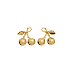Kolczyki Cherry Medium Gold<span> - </span>para