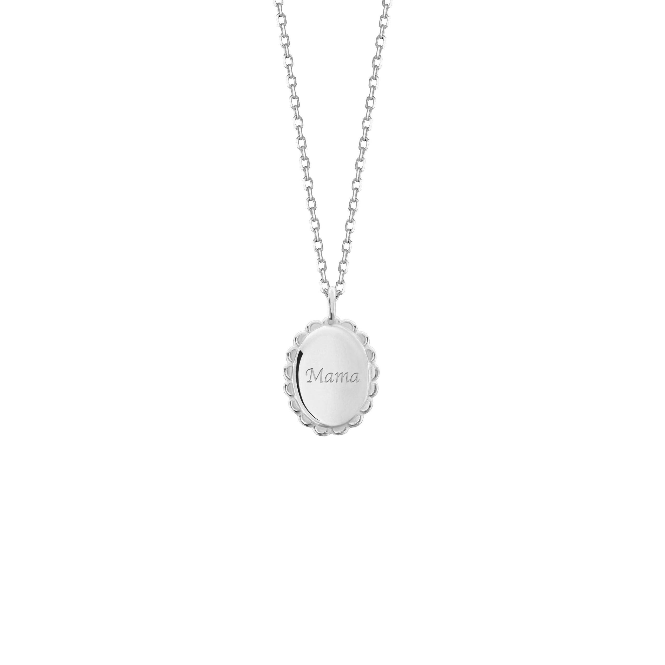 Medalik z Grawerem silver