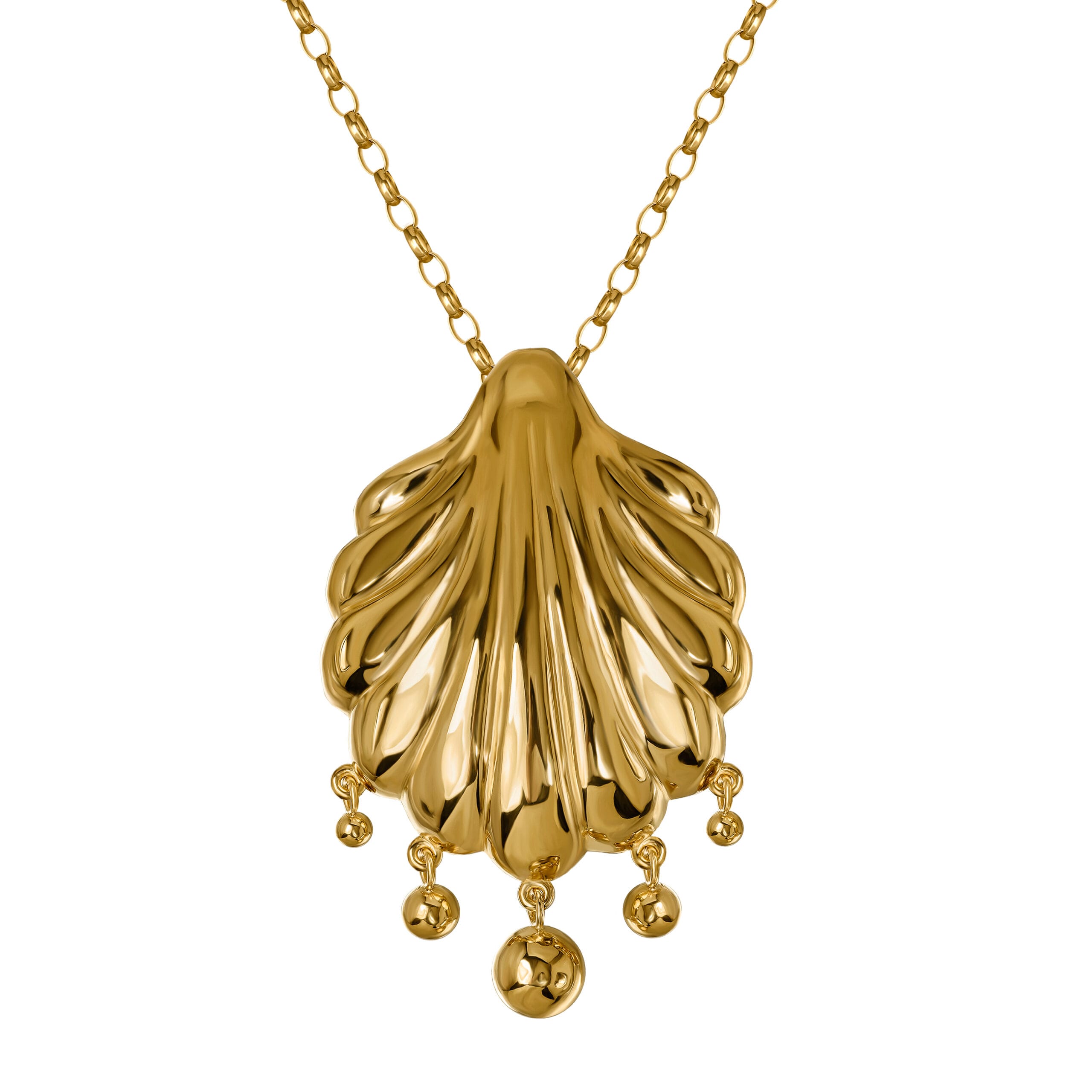Naszyjnik Shell Maxi Gold