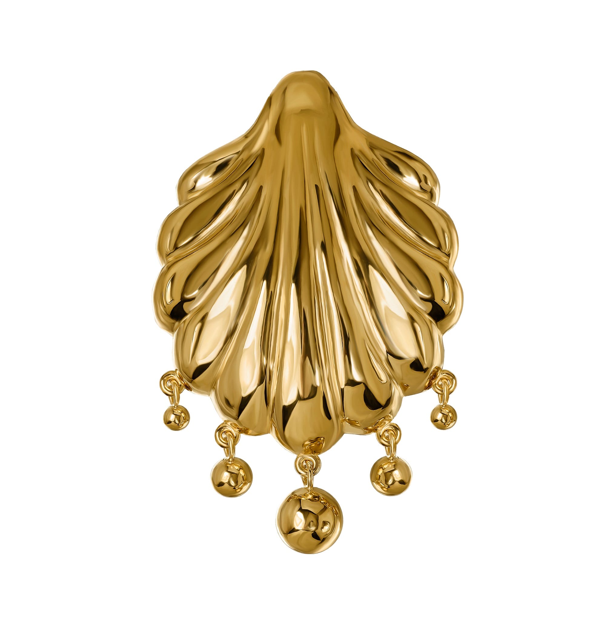 Zawieszka Shell Maxi Gold