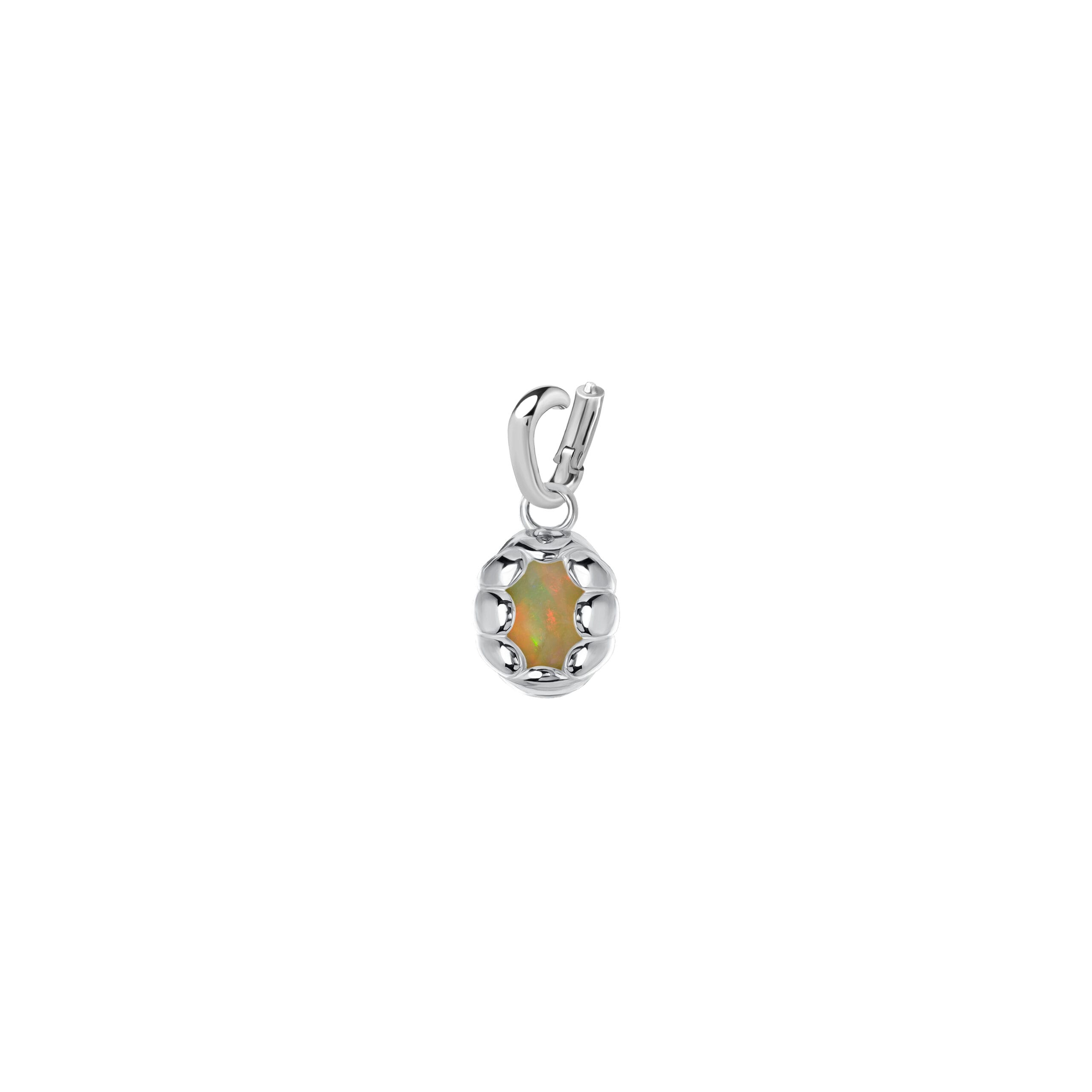 Zawieszka Sirène Silver z Kamieniem Opal