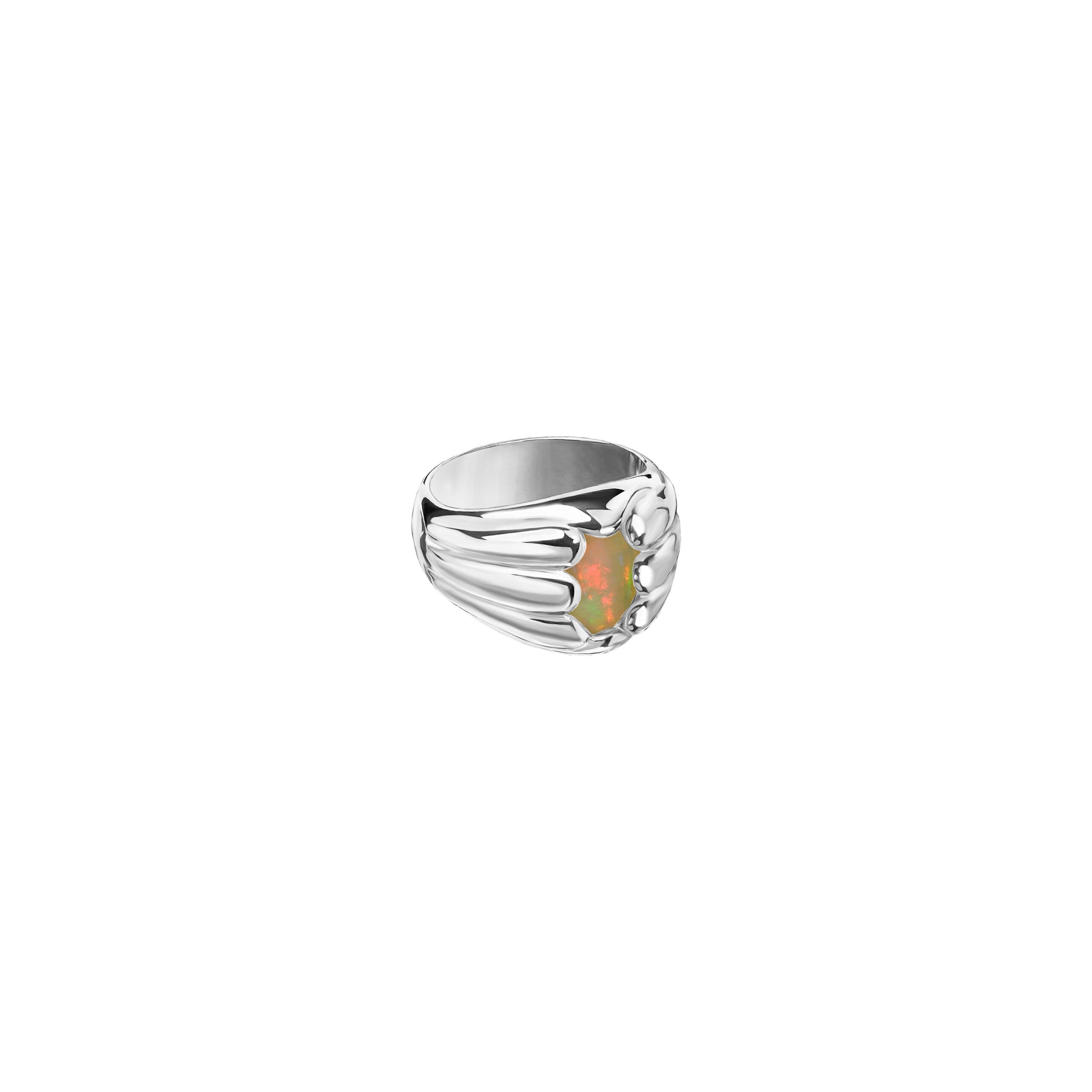 Sygnet Sirène Silver z Kamieniem Opal