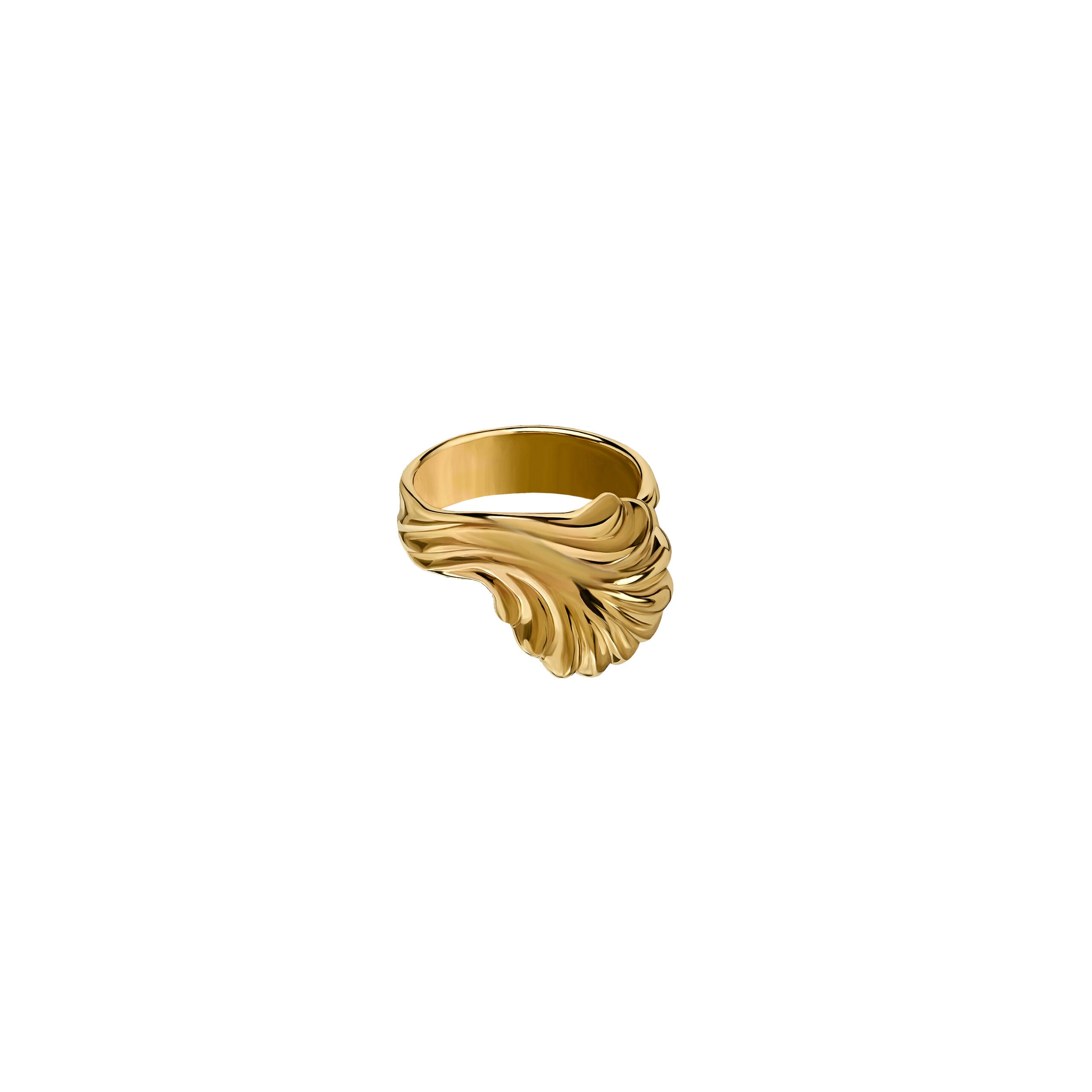 Pierścionek Shell Gold