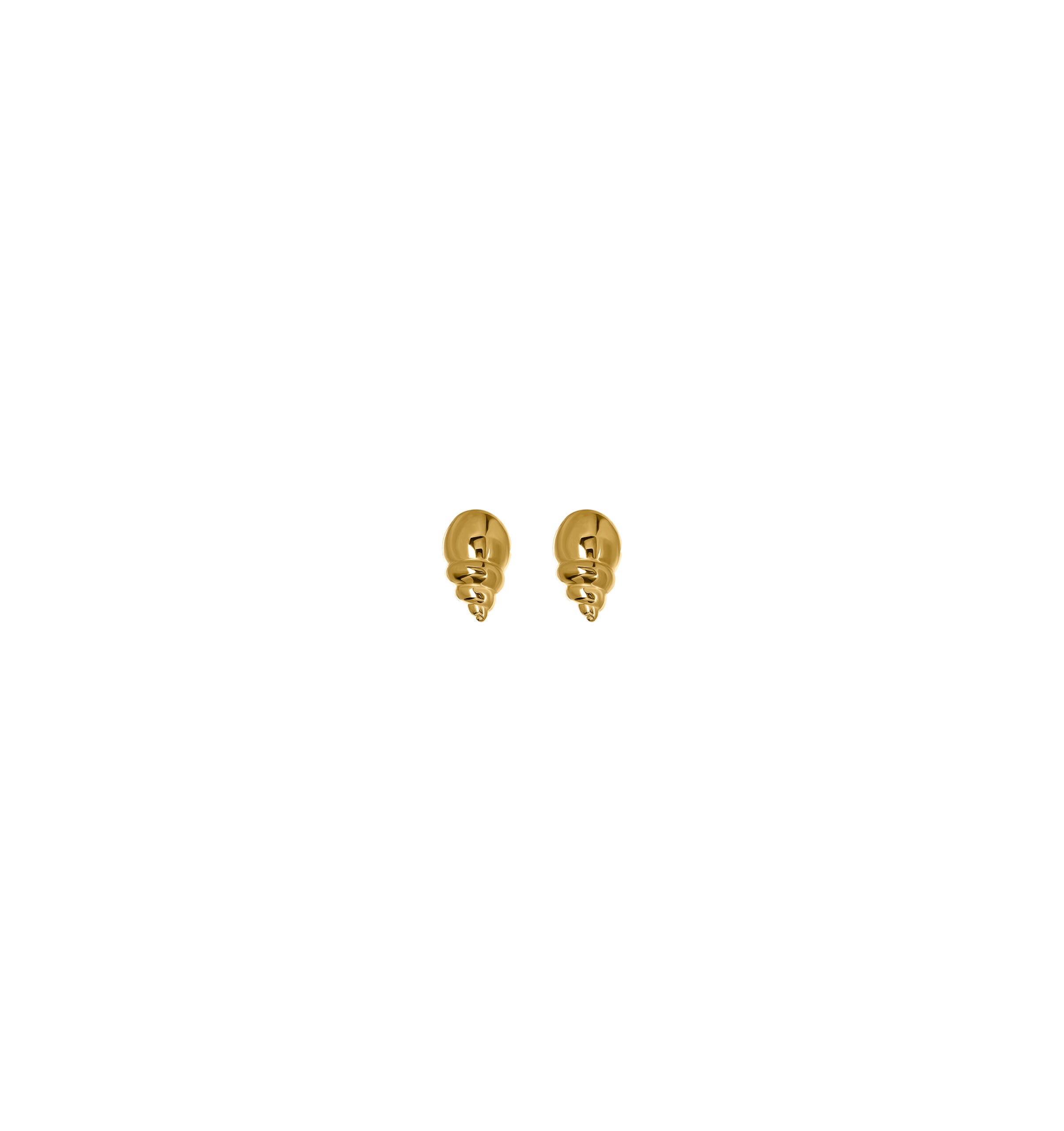 Kolczyki Shell 3 Mini Gold