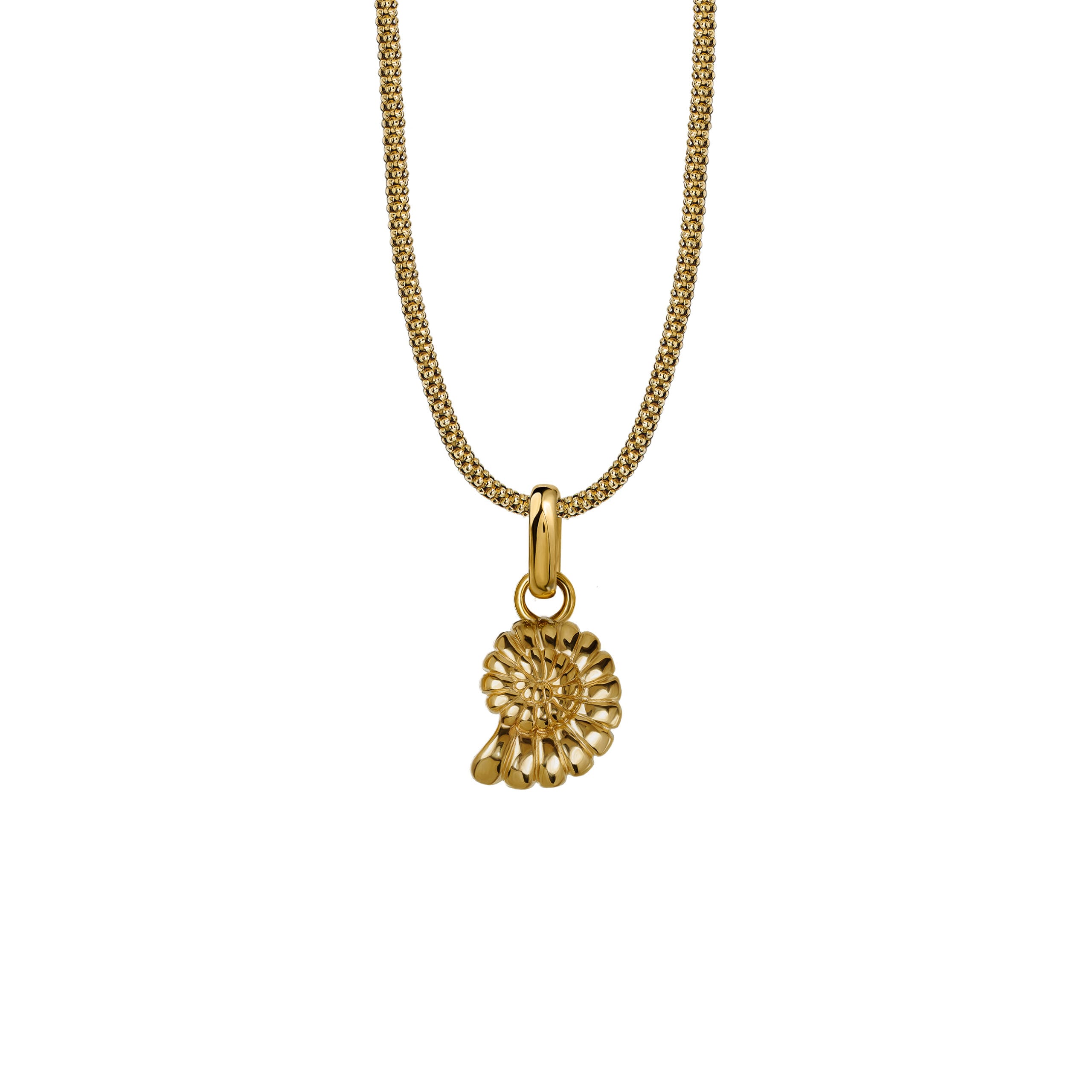 Naszyjnik Shell 2 Gold Owal