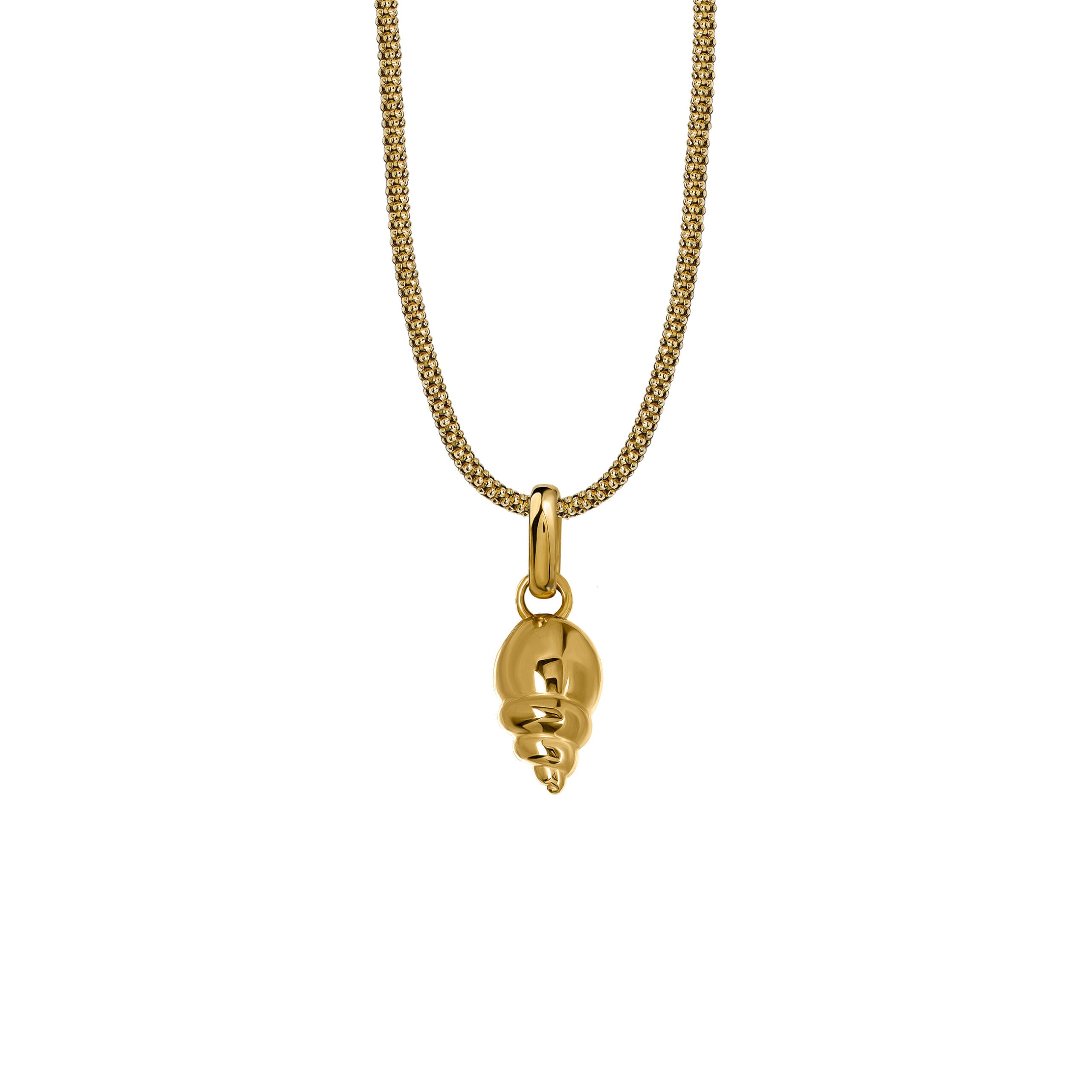Naszyjnik Shell 3 Gold Owal