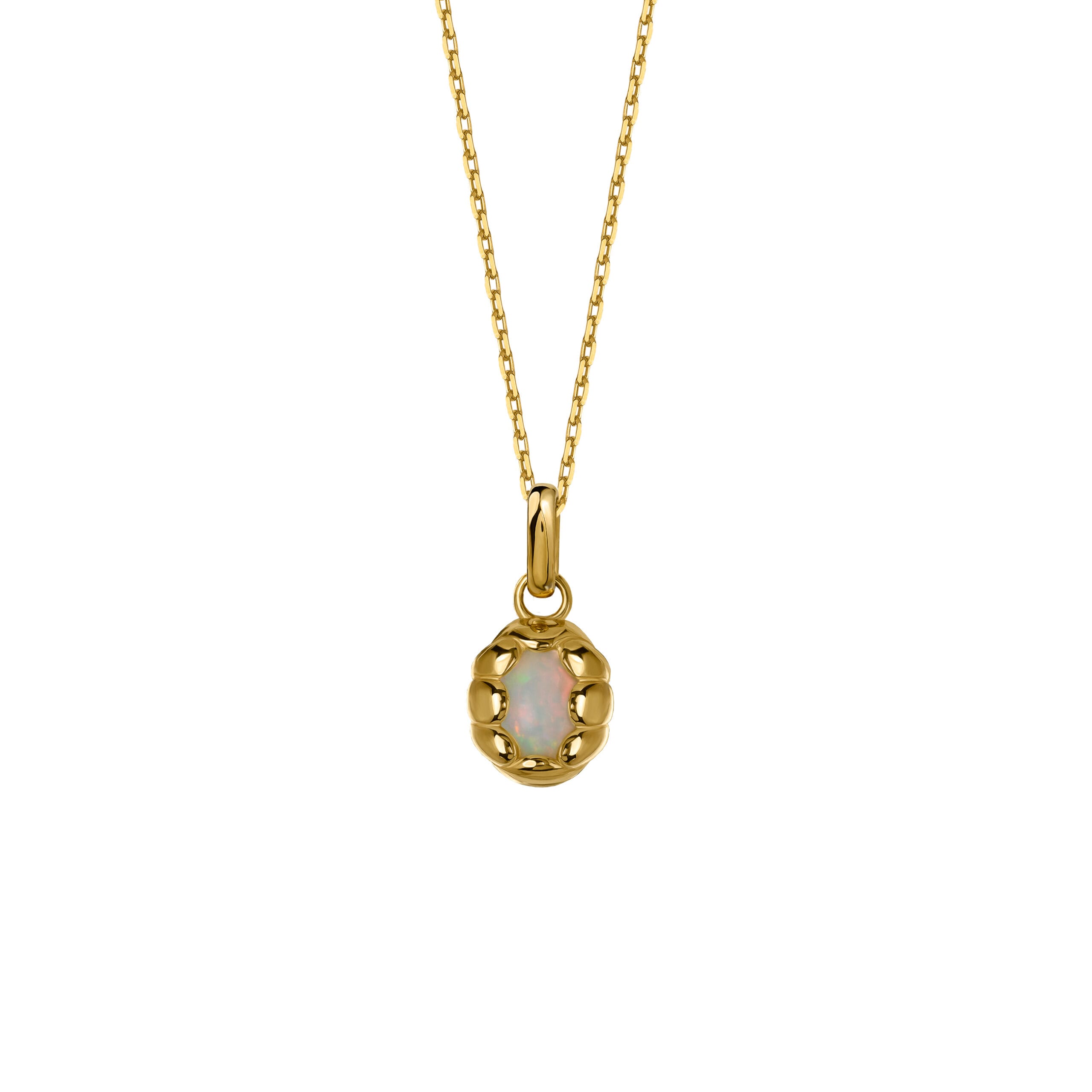 Naszyjnik Sirène Gold z Kamieniem Opal