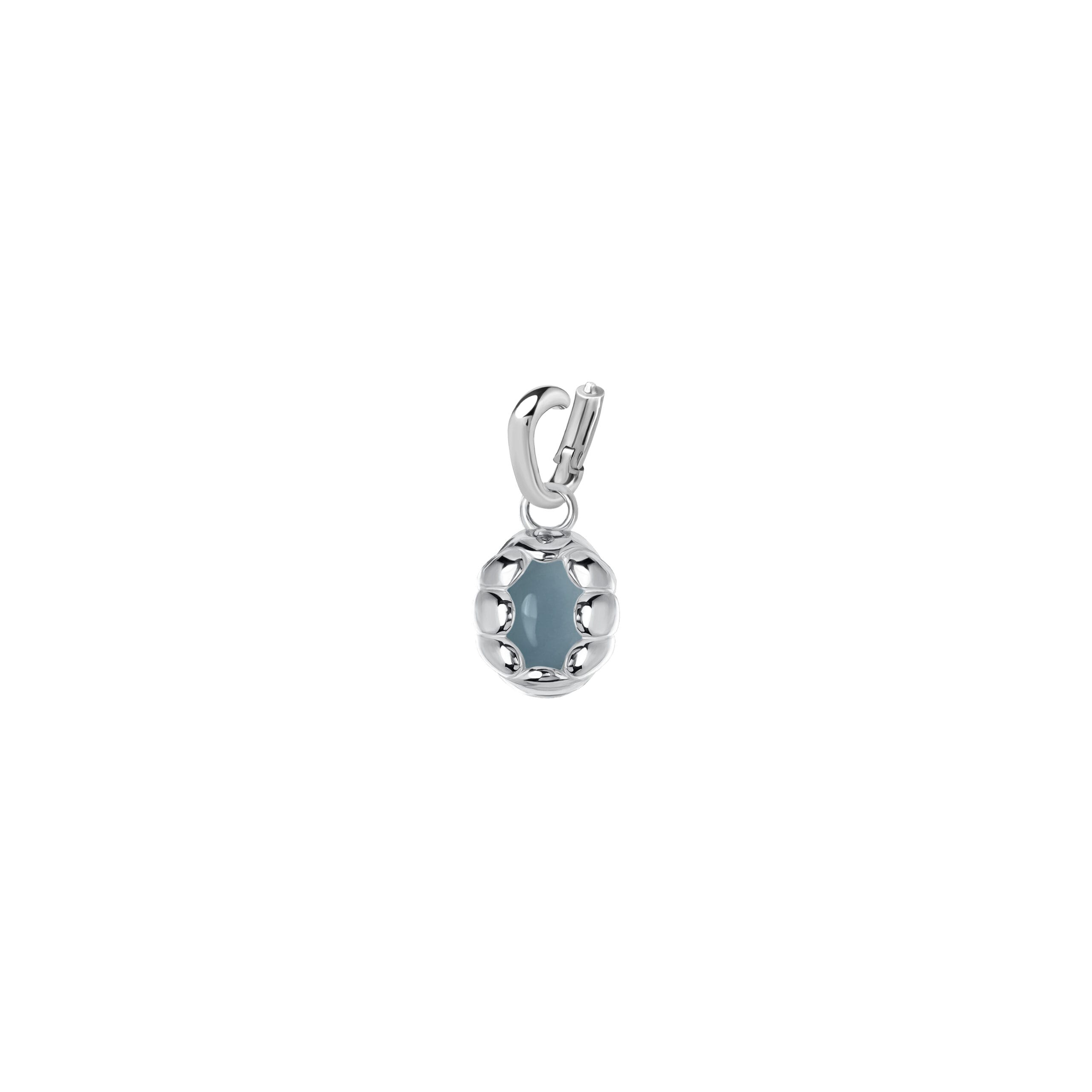 Zawieszka Sirène Silver z Kamieniem Aqua