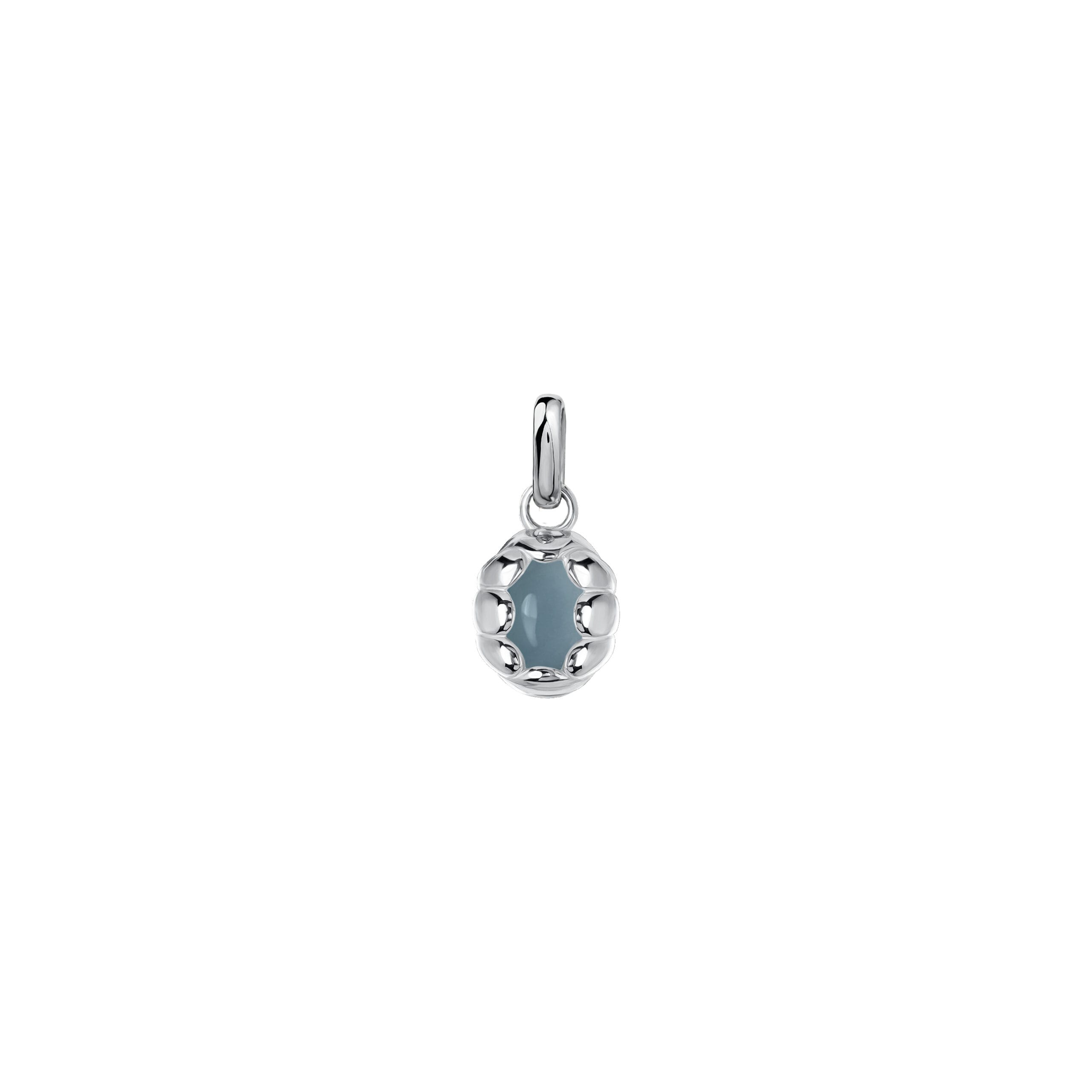Zawieszka Sirène Silver z Kamieniem Aqua