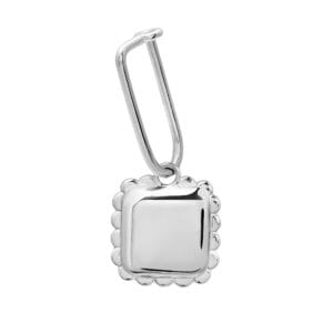 Adresówka Dog Square Silver<span> - </span>mały