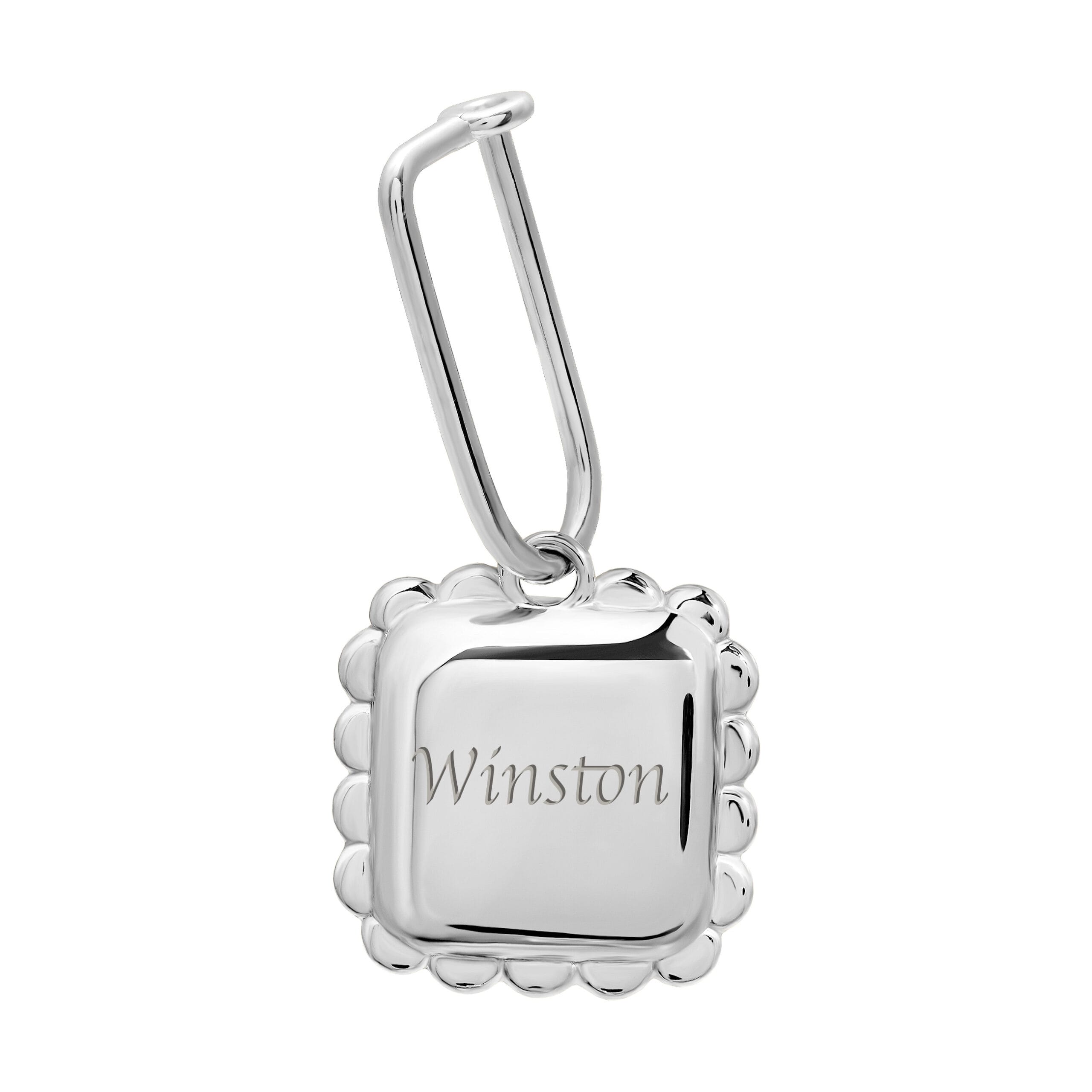 Adresówka Dog Square Silver