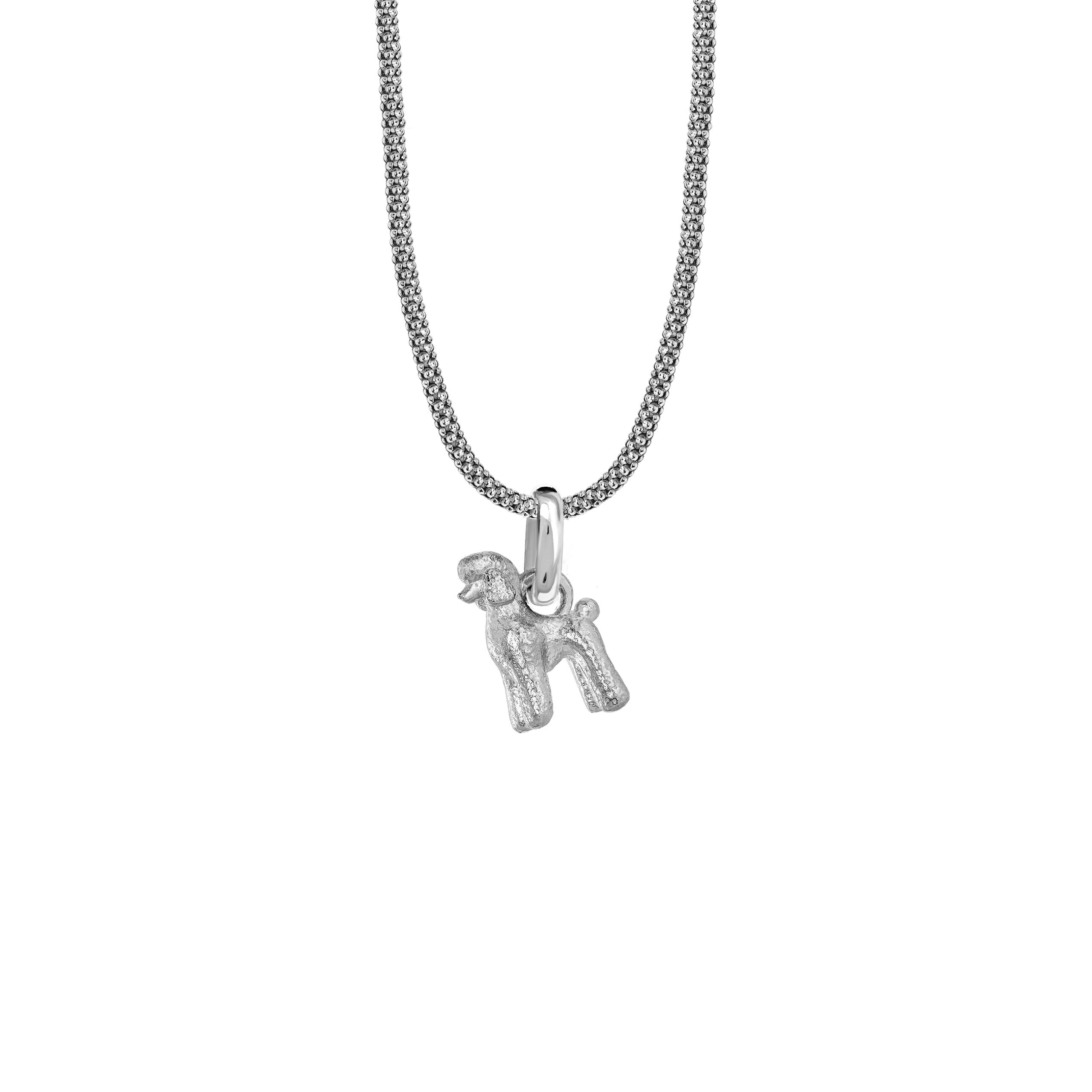 Naszyjnik Dog Medium Silver Owal