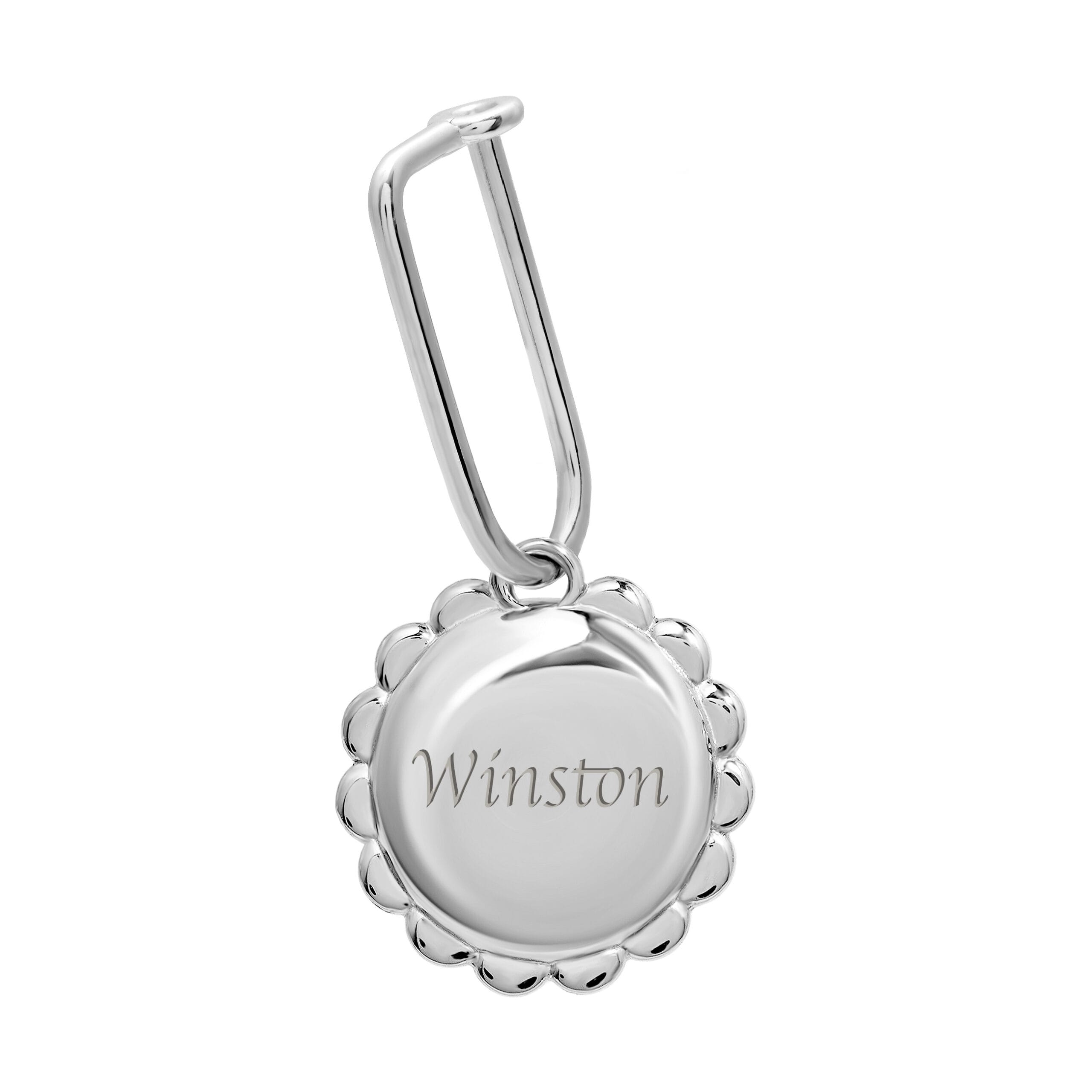Adresówka Dog Circle Silver