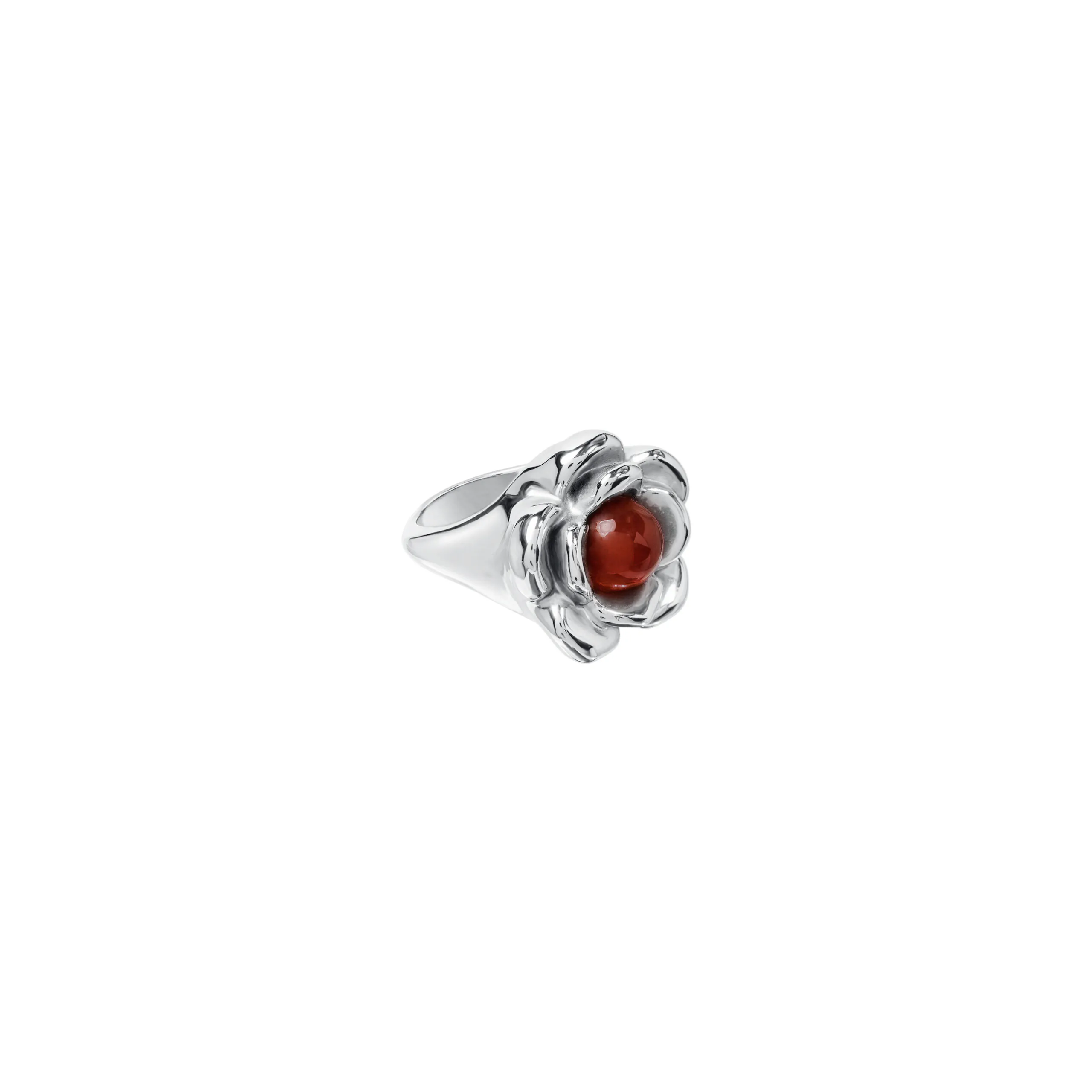 Sygnet Burgundowy Maxi ROSÉ Silver