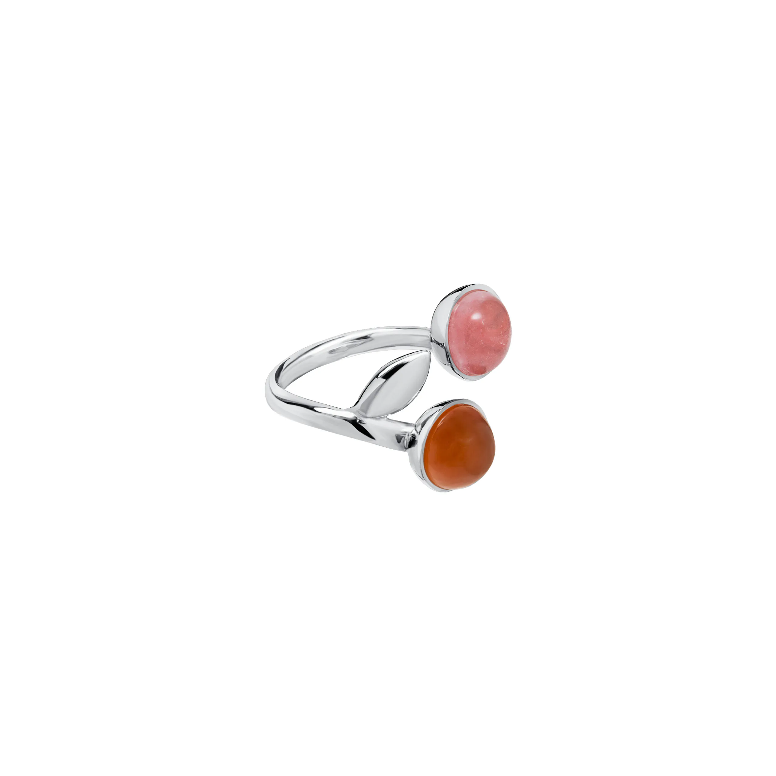 Pierścionek z Kamieniami Silver Red