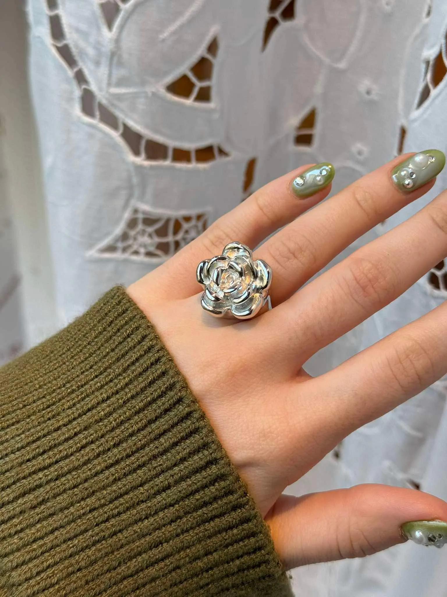 Sygnet ROSÉ Maxi Silver