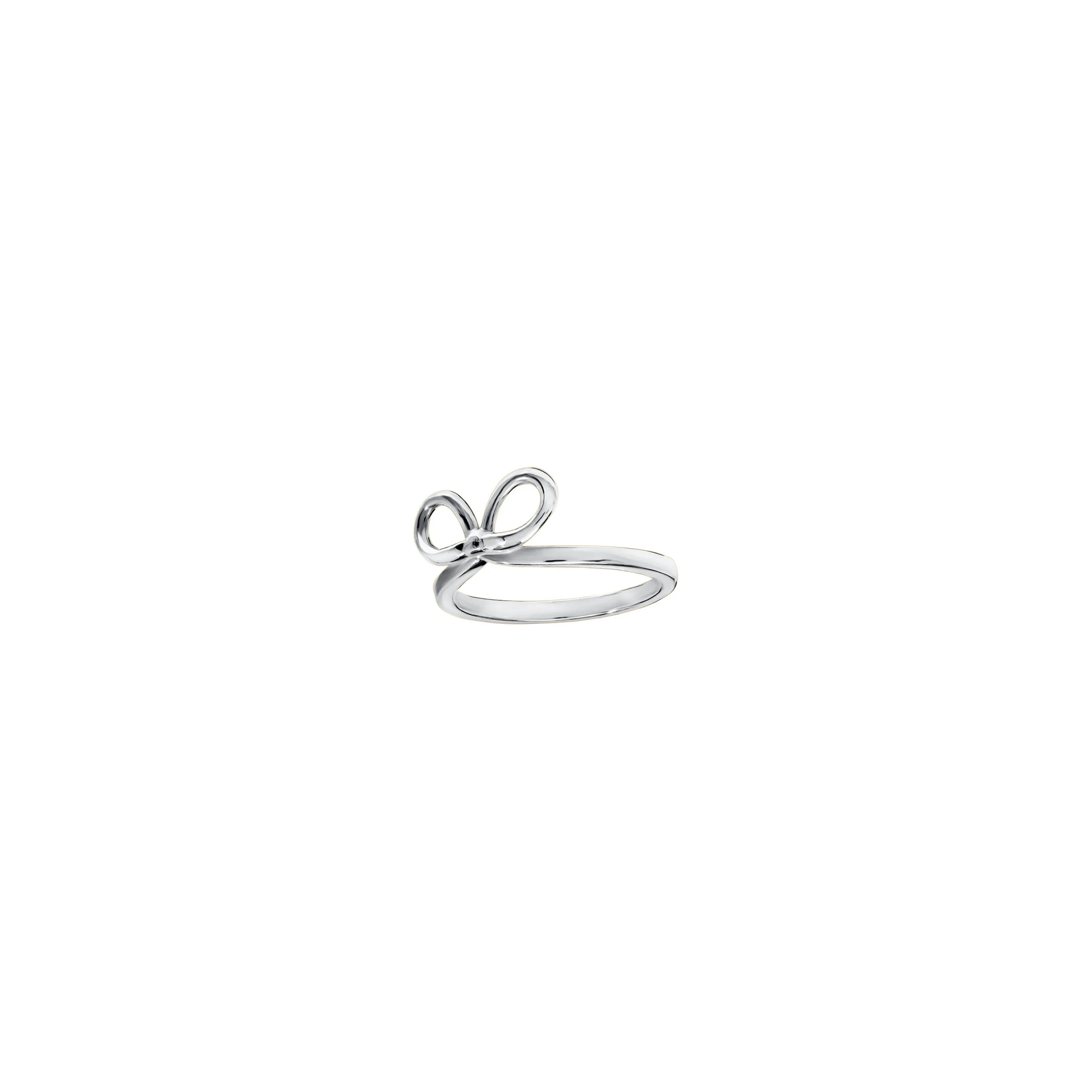 Ribbon Silver Ring