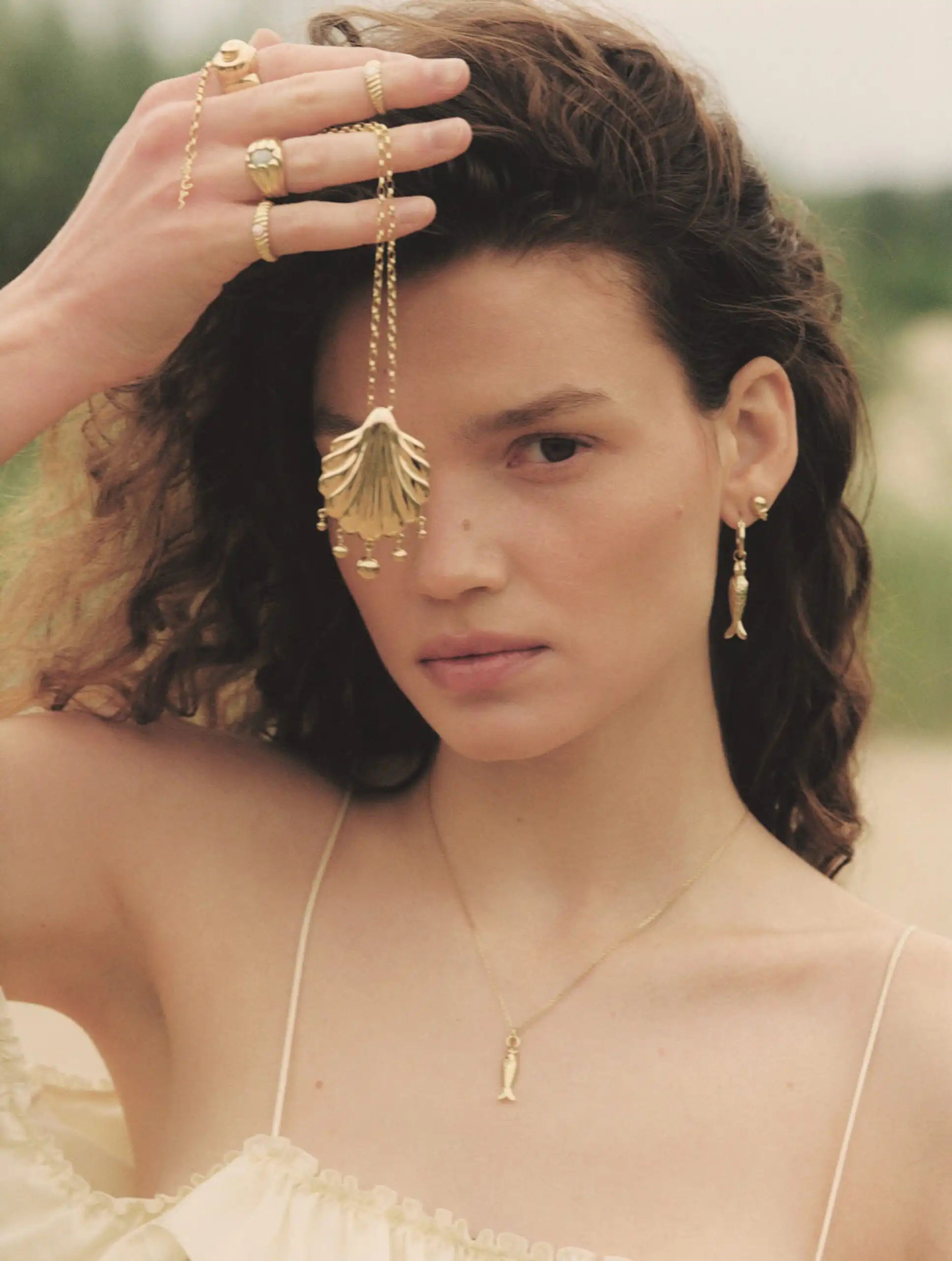 Naszyjnik Shell Maxi Gold
