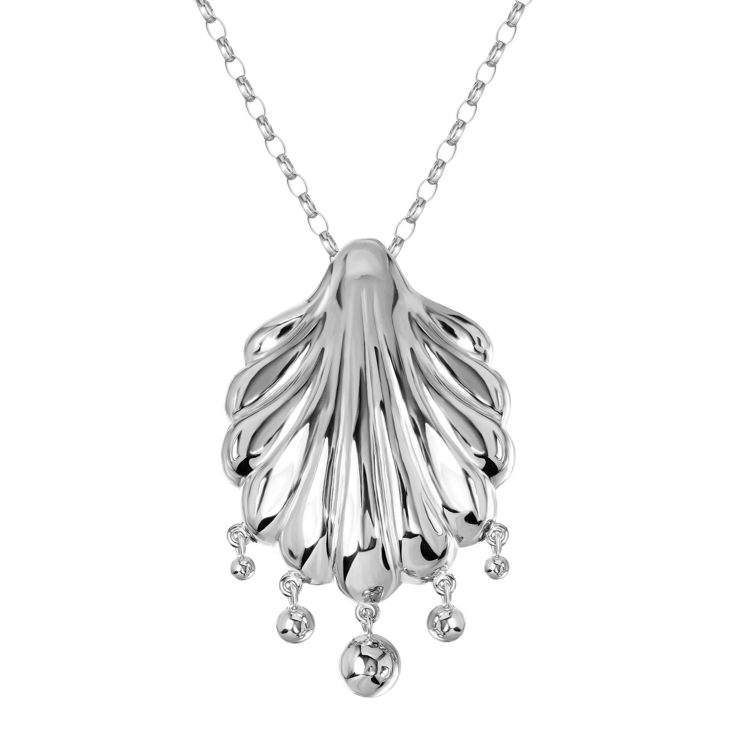 Naszyjnik Shell Maxi Silver