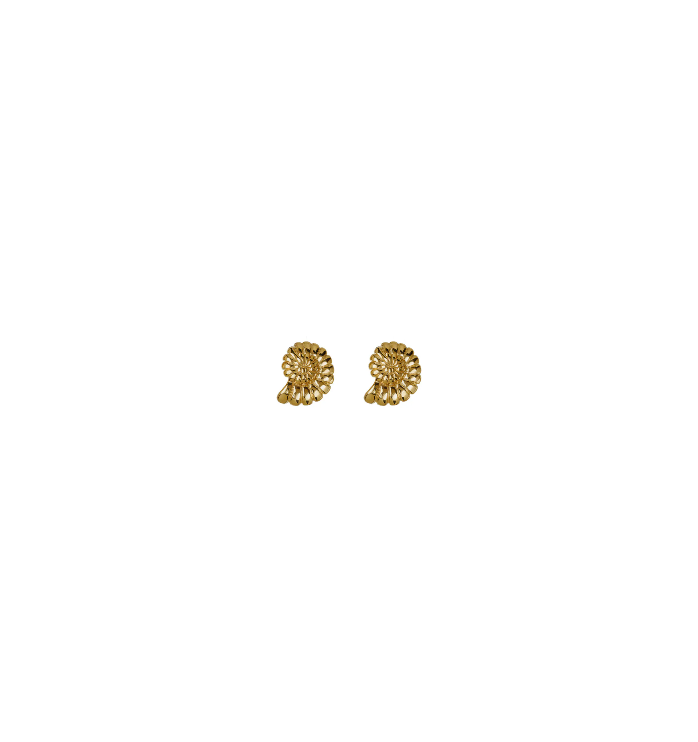 Kolczyki Shell 2 Mini Gold