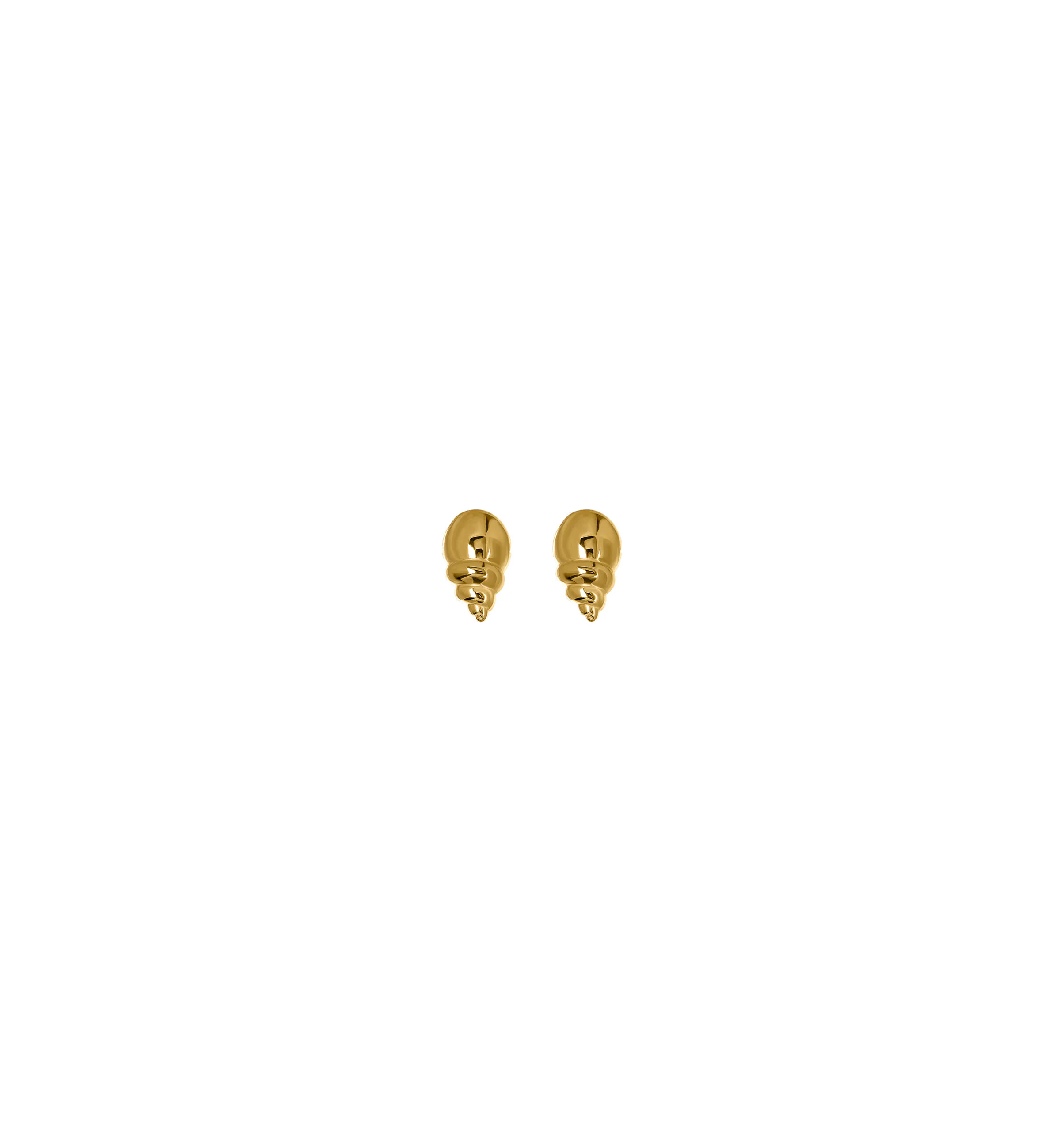 Kolczyki Shell 3 Mini Gold